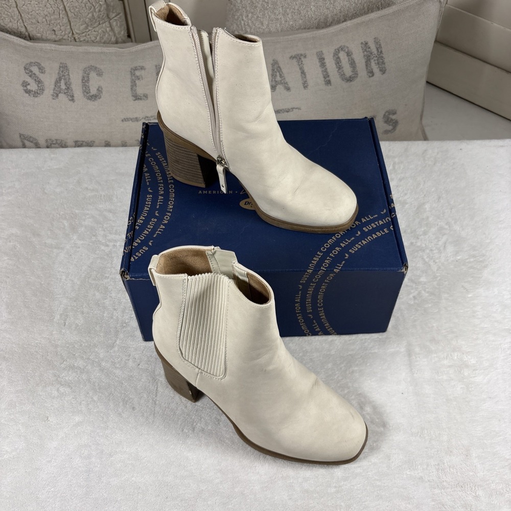 Dr. Scholl's Shoes Women's Ride Away Boots White Cap Size 7.5